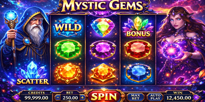Slot Mystic Gems Tampilkan Free Spins Dengan Hadiah Menggoda